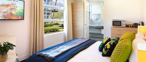 Your comfortable and roomy studio apartment.