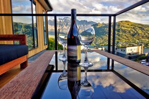 Sit outside, unwind, and enjoy a glass of wine.