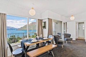 Stylish and comfy furniture awaits you in the large open plan living and dining areas