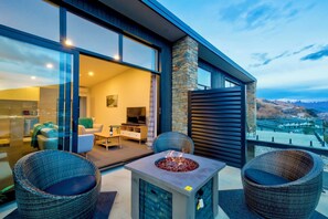 Delightful terrace with impressive views