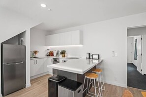 Lovely and large kitchen featuring all new appliances.
