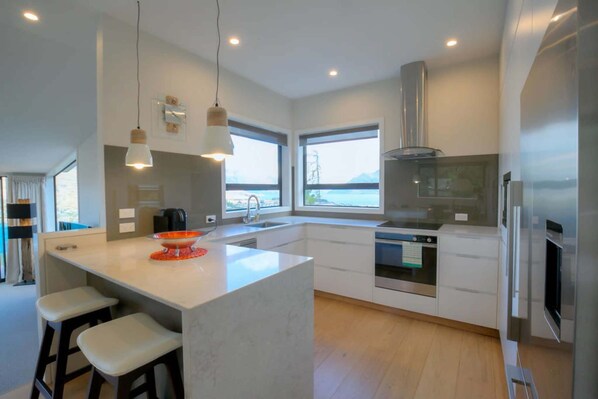 Large open plan kitchen with everything you'll need.