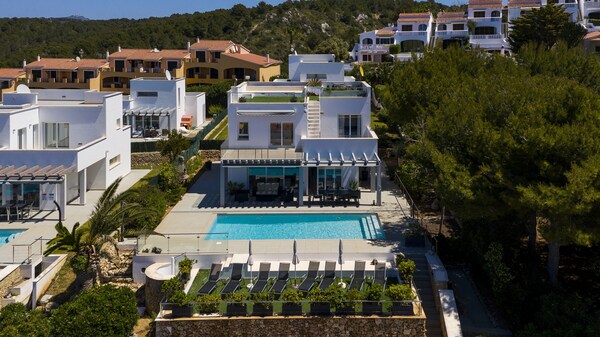 Maison De Campagne "V196 Villa Brisa" Avec Vue Sur La Mer, Wi-fi Et Climatisation - Minorque