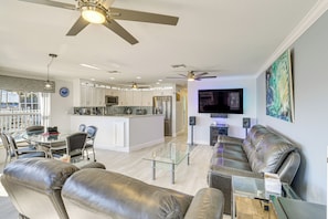Living Room | Home Theater System | Smart TV | Central Heating & A/C