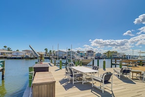 Exterior | Furnished Deck | Waterfront Location | Outdoor Dining