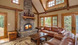 Living Room with Fireplace