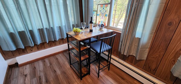 Dinette in sunroom