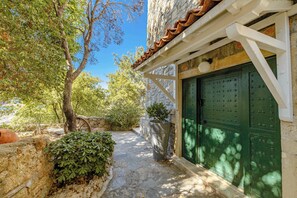 Entrance to the villa