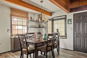 Dining table with seating for 6