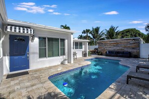 Lounge the day away poolside or make a splash in your own private pool
