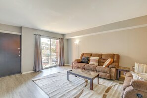 Living Room | 2 Queen Sleeper Sofas | Smart TV w/ Cable