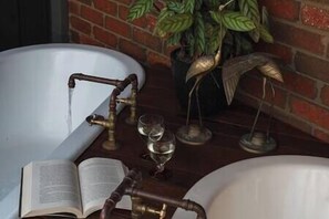A book, a wine, a movie, how would you enjoy your bath? 