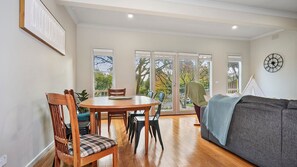 Chic dining space for family meals