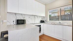 Fully equipped kitchen for culinary delights