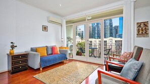 Ceiling to floor windows