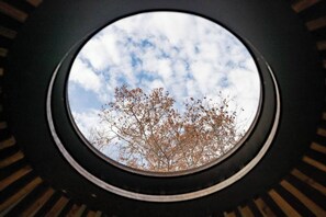 Blick von der Unterkunft