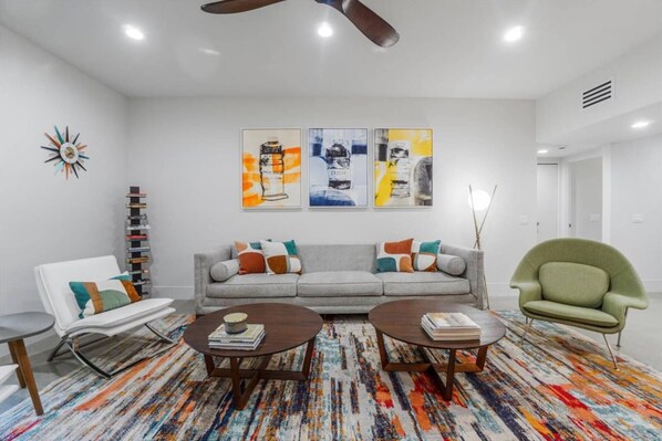 Colorful & Bright Living Room