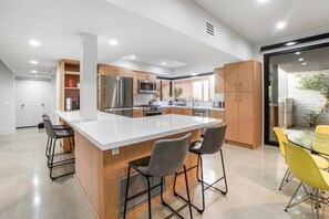 Large Open Kitchen With Seating