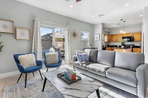 Casual talks and reminiscing the activities you've done for the day while lounging on the comfy couch!