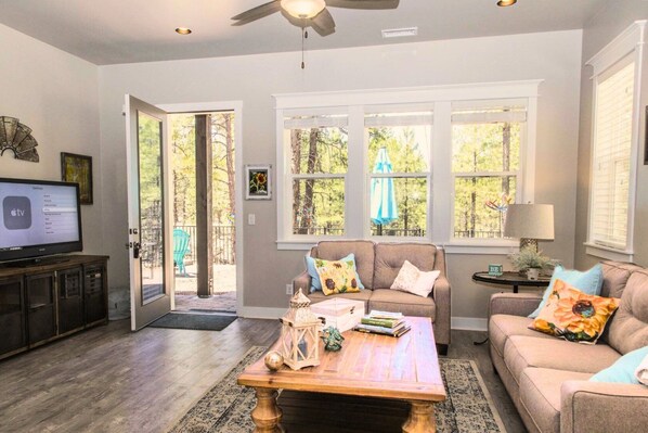 Welcome to Cotton's Cabin by PORTER! Nestled in the serene Pinnacle Pines subdivision