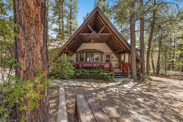PORTER presents... "Antelope Leap," the cutest A-frame cabin full of charm and character