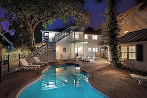 Private Pool at Sunset