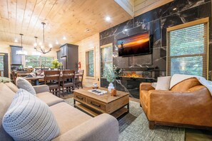 Valley Cove's cozy living area
