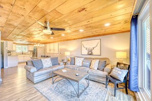 Open living and dining for extraordinary entertaining and living