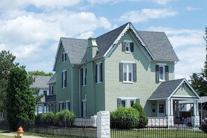 Visit our newly remodeled 1865 home with separate off street parking and entrance