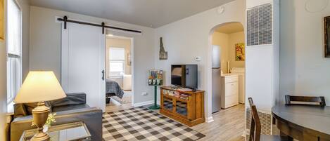 Twin Falls Vacation Rental | 1BR | 1BA | 450 Sq Ft | 2 Steps Required