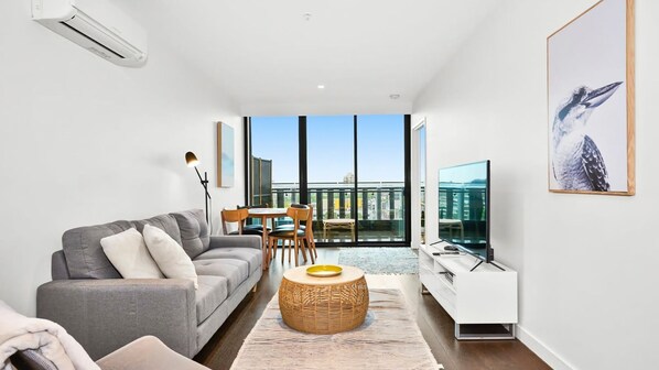 Modern CBD living space.