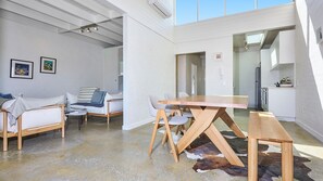 Dining and living room