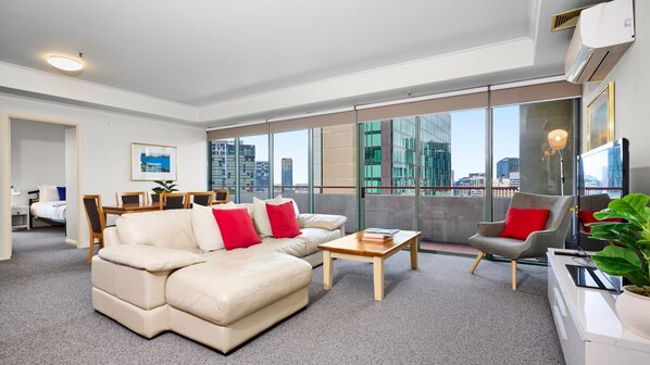 Spacious and elegant living room