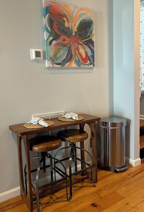 Small table with stools