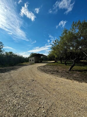 Entrance to RV site.