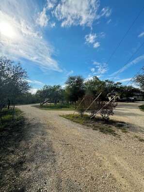 Entrance to RV site.
