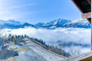 Blick von der Unterkunft