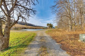 Walking Trails | Pond On-Site | Countryside Views