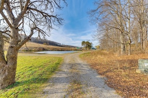 Walking Trails | Pond On-Site | Countryside Views