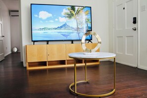 70 INCH LG 4K TV with Designer German TV stand 
