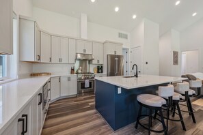 Stylish, modern kitchen. Perfect for cooking, gathering, and entertaining.