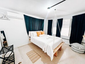 Sleep peacefully in our comfortable, well-appointed bedroom.