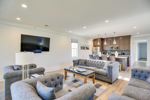 Newport Vacation Rental | 4BR | 4BA | 2,100 Sq Ft | Stairs Required