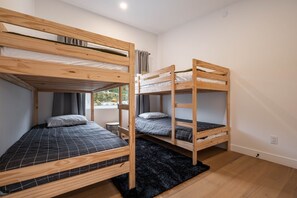 2nd bedroom: Two twin over twin bunk beds