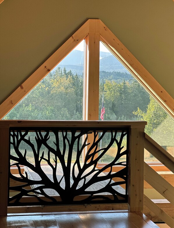 View from loft bedroom