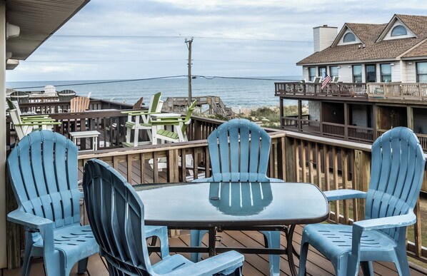 Top Level Deck with Ocean Views