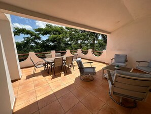Big balcony with panoramic view