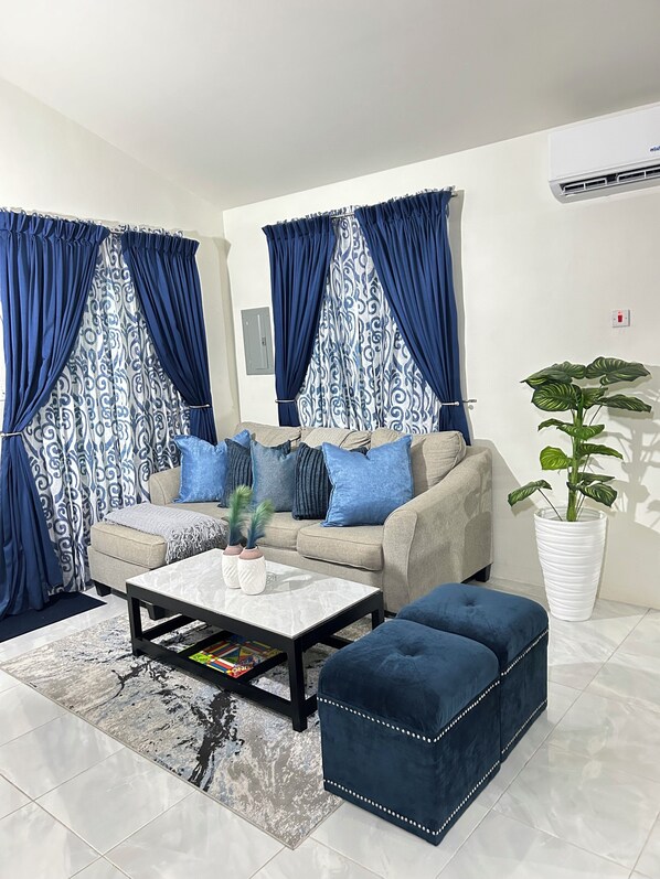 Comfortable living area for relaxing.