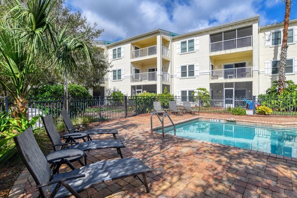 Enjoy pristine pool amenities in a quiet atmosphere!