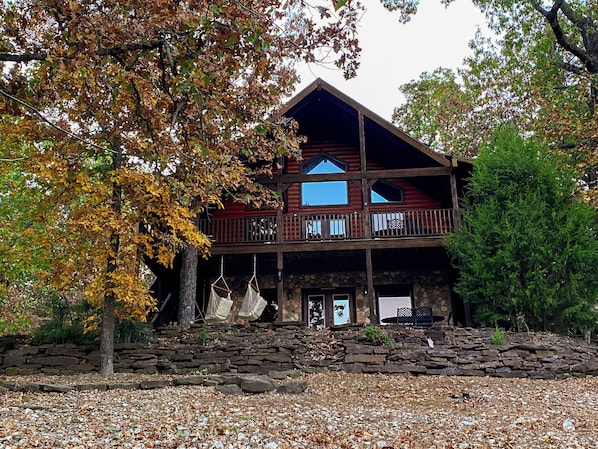 View of house from the water